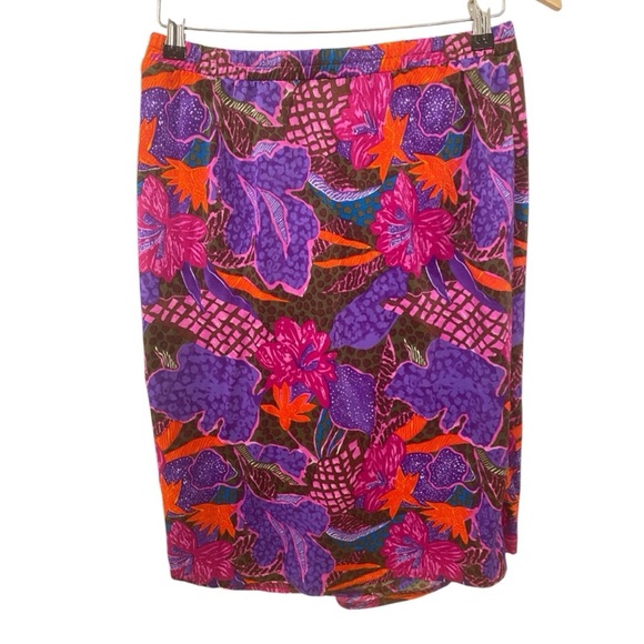 Jantzen Vintage Size Medium Wrap Floral Beach Swim Skirt - Picture 5 of 5